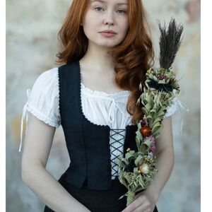 ISO not for sale voriagh black folk corset xs